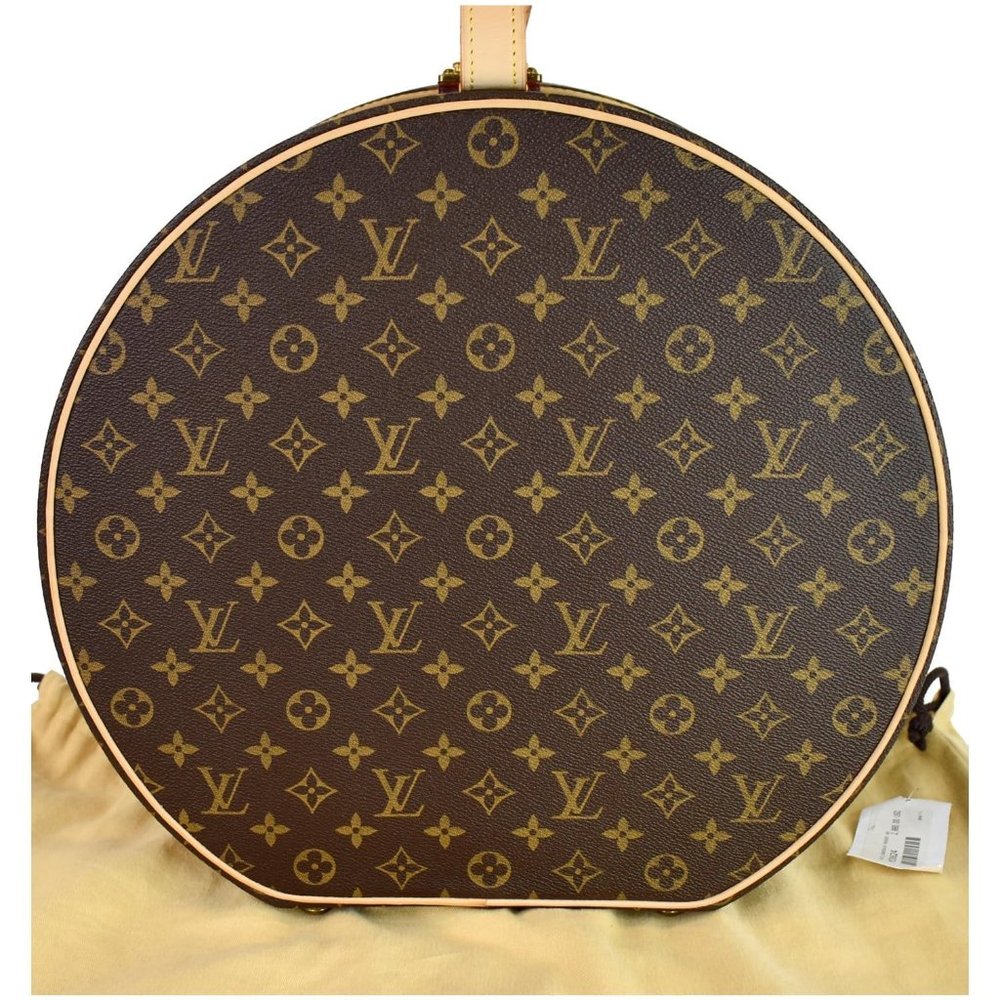 LOUIS VUITTON Hat Box 40 Monogram Canvas TravelBag - Picture 2 of 12